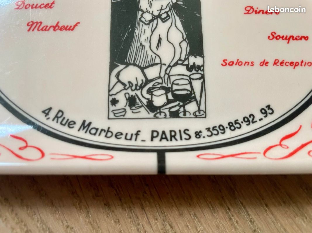 Cendrier - coupelle vintage « Chez Edgar » (image 5)