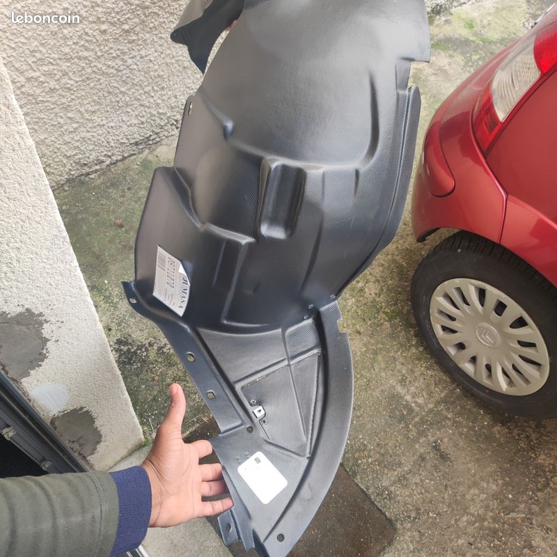 Garde-Boue Arrière Droit Partie Avant Noir Gaufré Compatible Citroën C3 Dès 10/2020