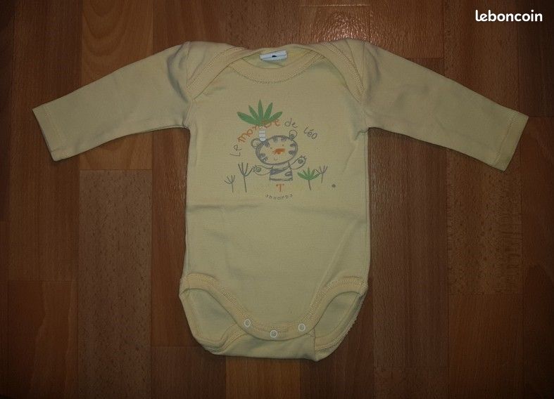 Lot de 6 bodies à manches longues neufs Petit Bateau 3 mois (image 5)