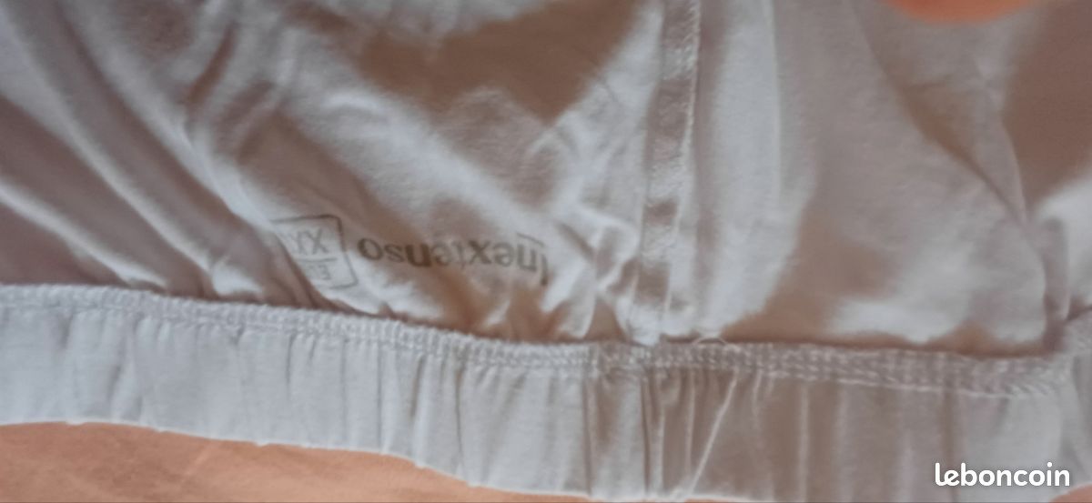 2 Cyclistes coton noir et blanc XXL neufs sans etiquettes (image 9)
