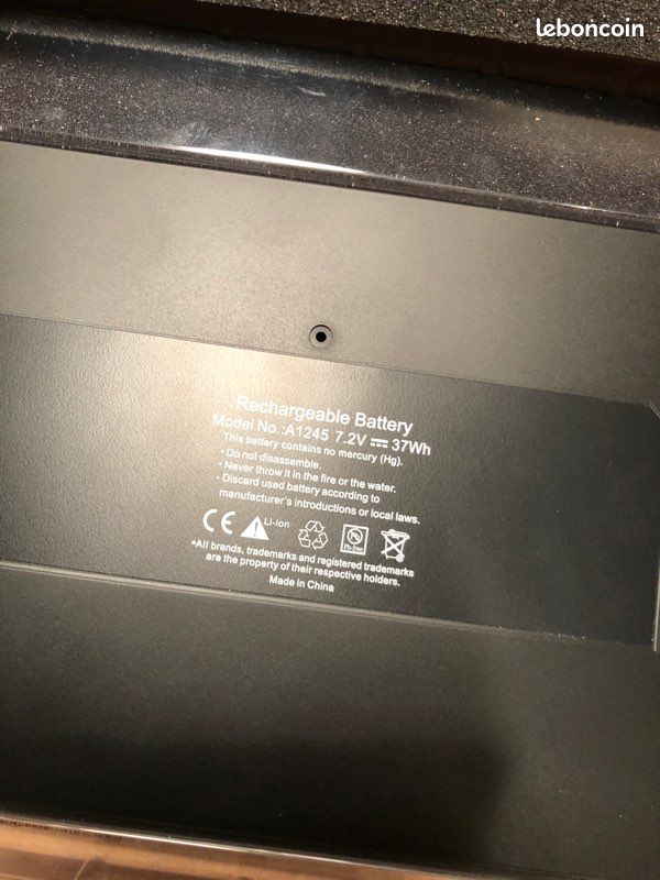 Batterie MackBook Air 13 A1245 (image 2)