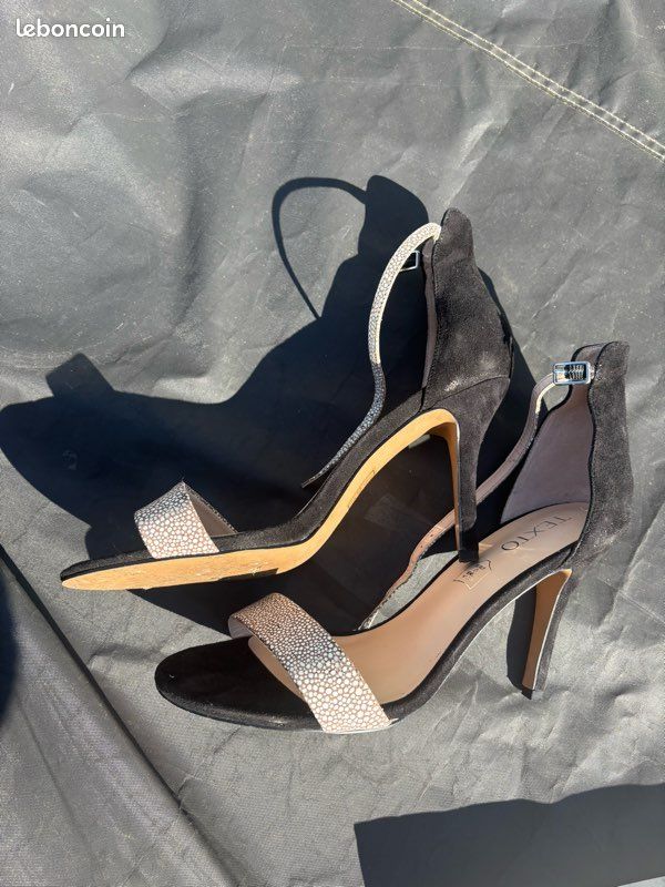 Talon aiguille femme 38 Texto cuir (image 1)