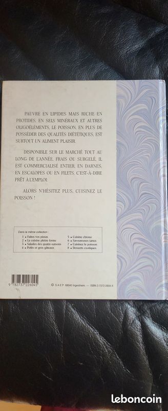 Livre "cuisinez le poisson" facile et pratique TBE (image 2)