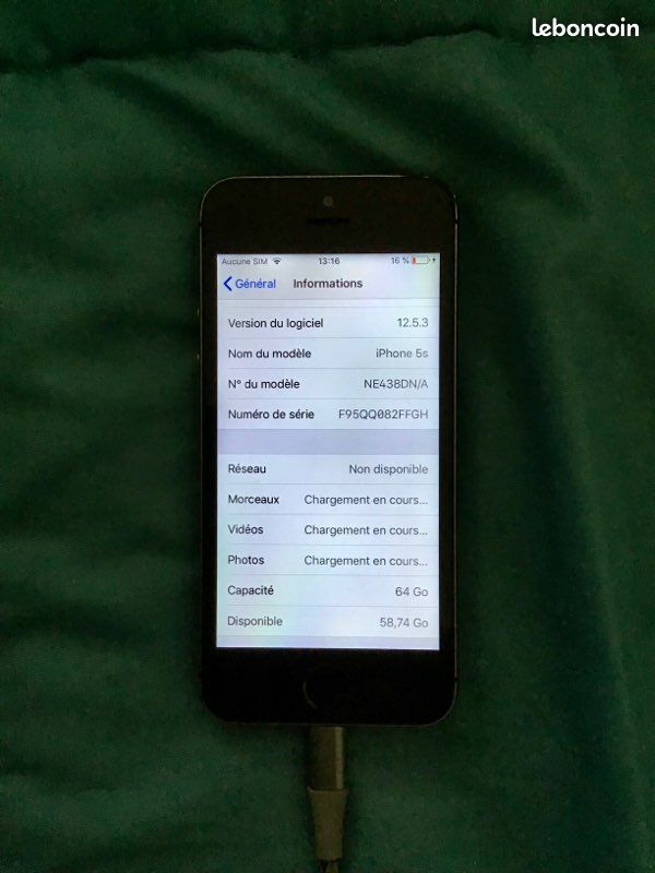 Iphone 5 s * 64 - tout opérateurs - (image 6)