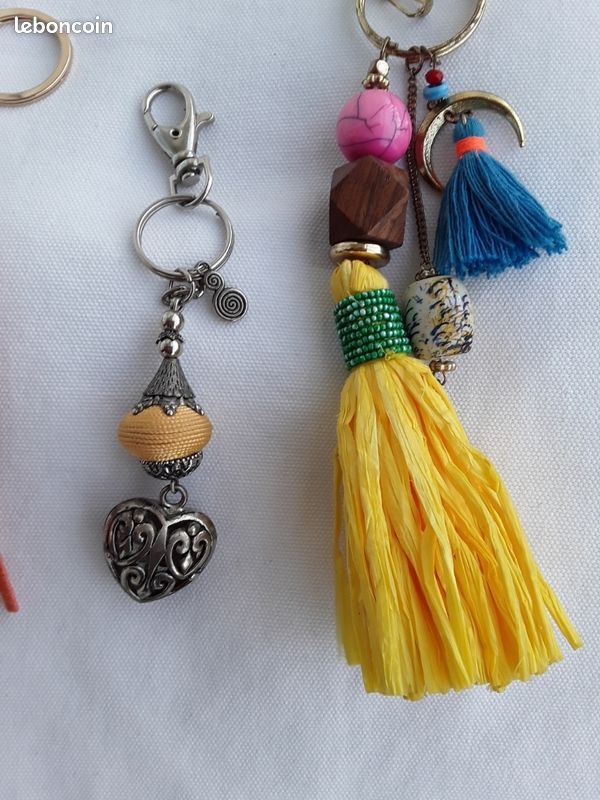 Lot de 3 porte clés/ bijoux de sac (image 3)