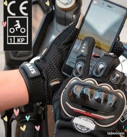 Pro Biker Gants Moto Scooter Homologué CE Femme/Homme -Stantard