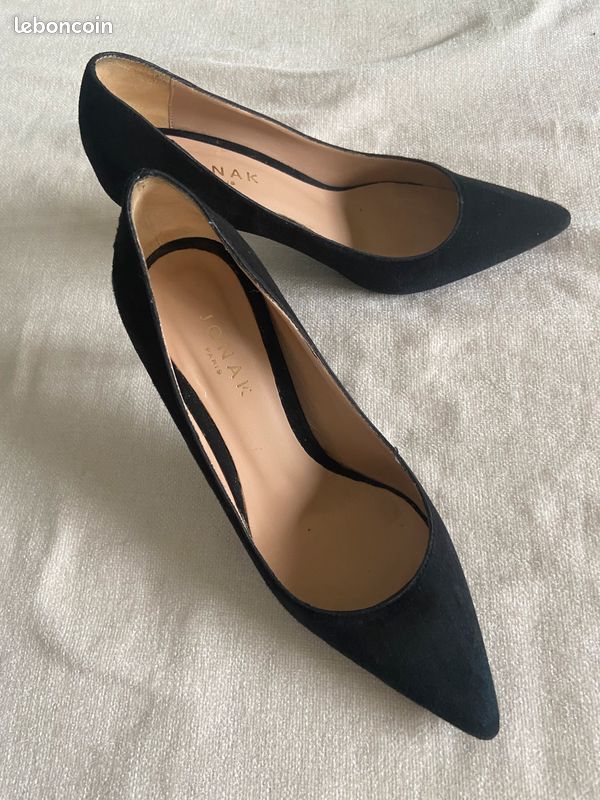 Escarpins Chaussures Jonak Paris Escarpins à Talons En Vernis Bleu