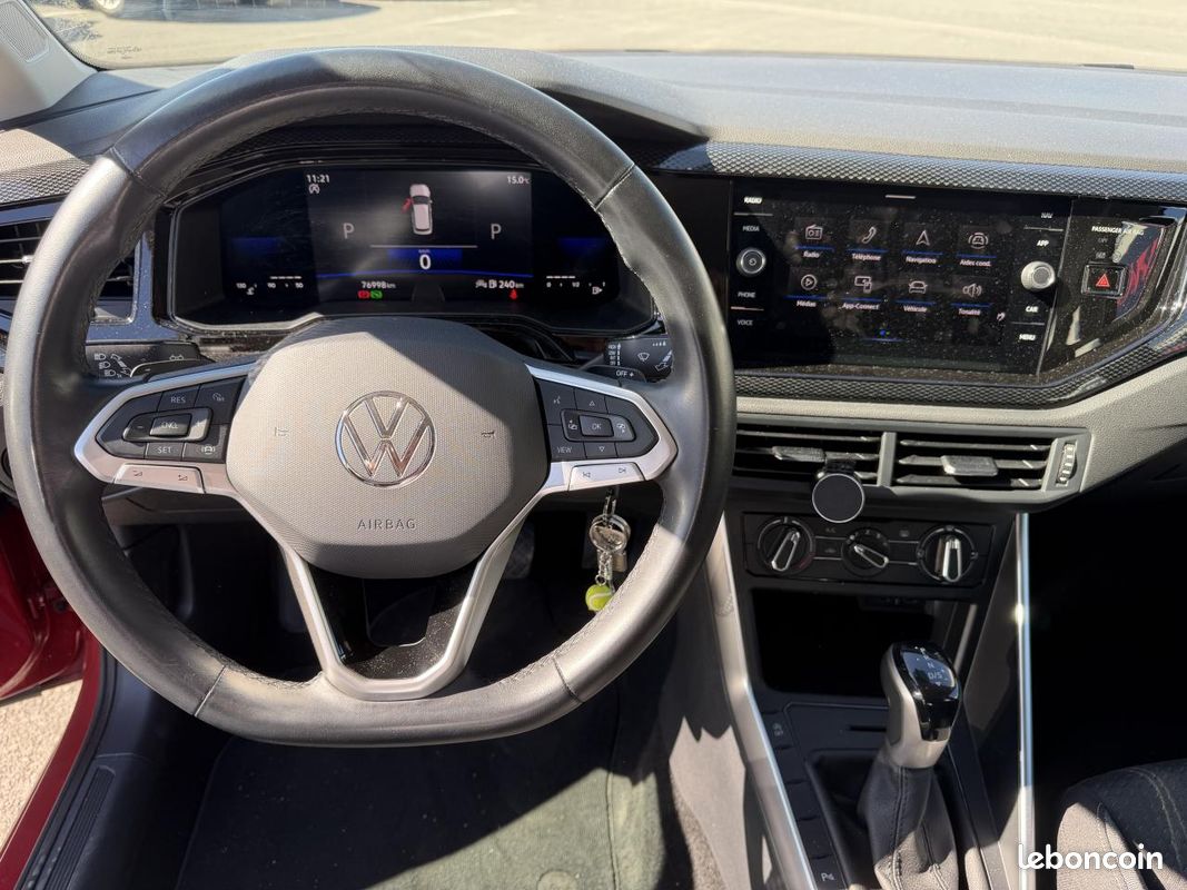 VOLKSWAGEN POLO 1.0 TSI 95ch Life DSG7 - CarPlay - Caméra - Digital CockPit (image 6)