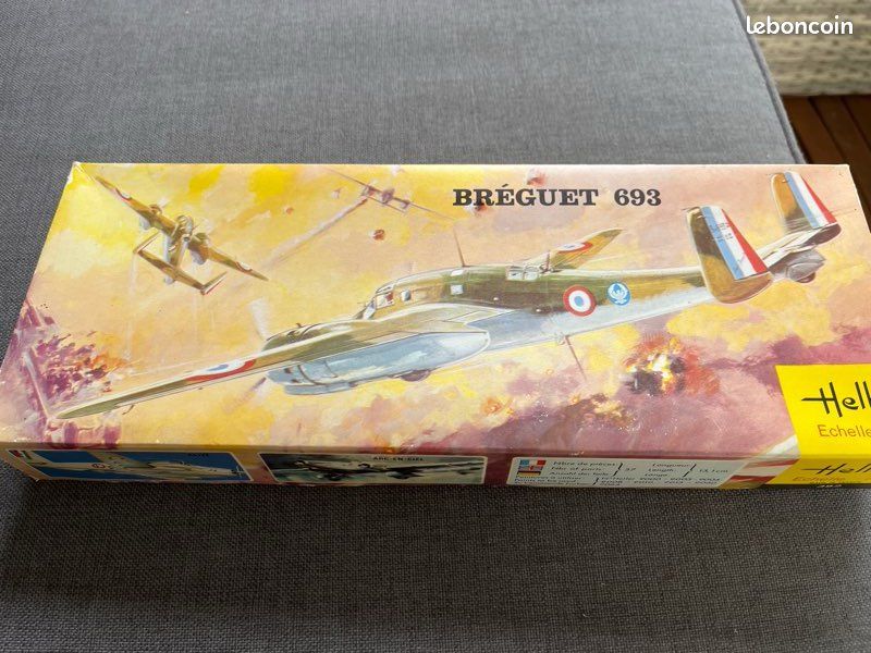 Maquette Avion Breguet 693 Heller 1/72 – Modèle Militaire à Monter Et Peindre Pour Collectionneurs