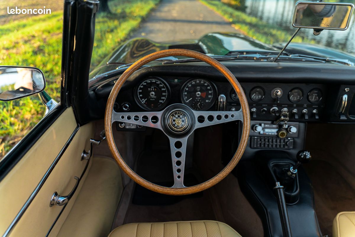 Jaguar Type-E Série 1 4.2 roadster - Très bon état - Restaurée - Moteur matching - Garantie (image 9)