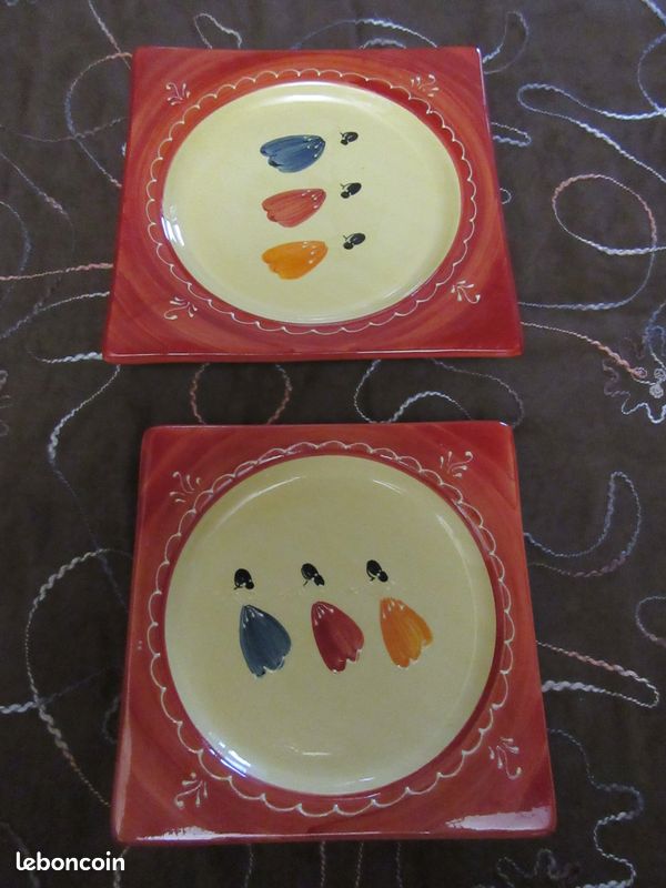 Jolis plats Vallauris Peints Mains (image 2)