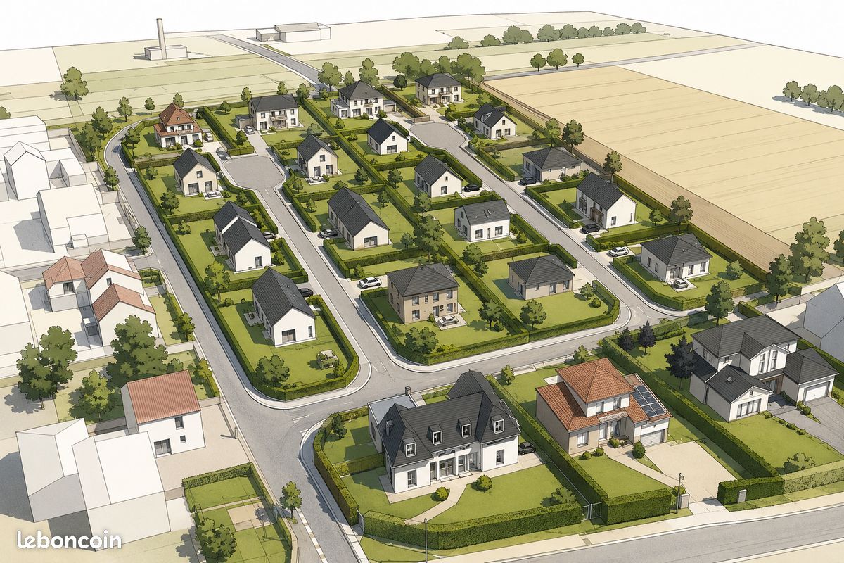 Terrain à bâtir 705 m² viabilisé à Macheren proche Valmont et Saint-Avold · 84 600 €