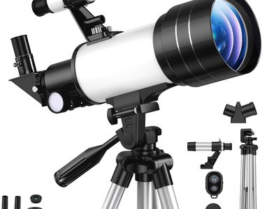 Astronomie Débutants Réfracteur Télescope et Jumelles, 400-70mm