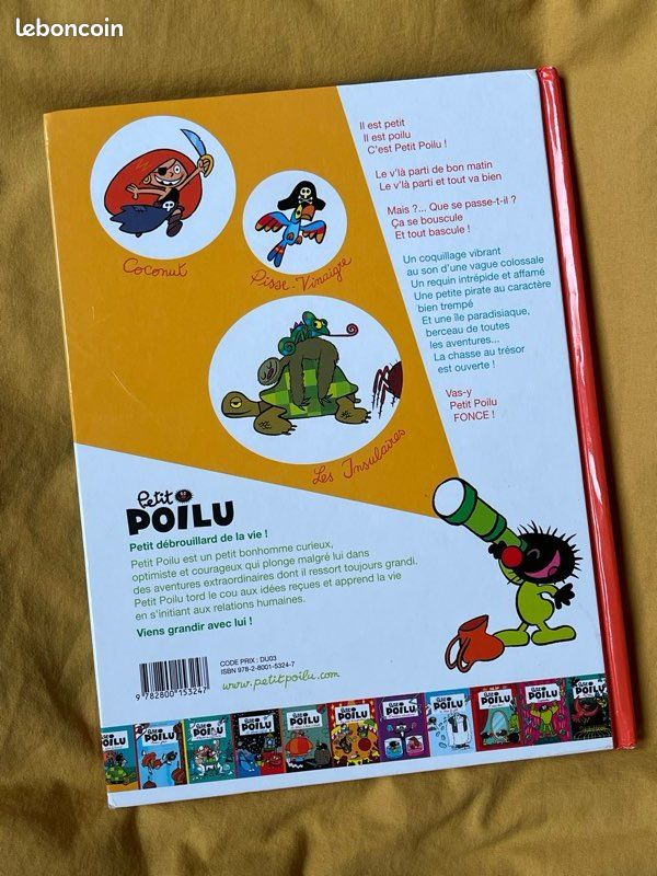 Livre jeunesse BD sans dialogue Petit Poilu : Le trésor de Coconut (image 2)