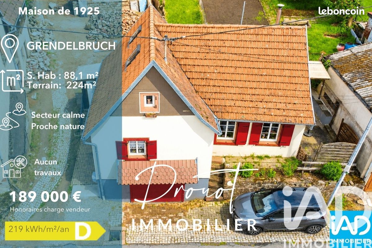 Maison 4 pièces 88 m² · à Grendelbruch · 88 m² · 189 000 €