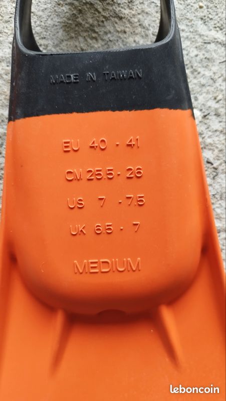 Paire de palmes pour bodyboard, pointure 40-41 (image 3)
