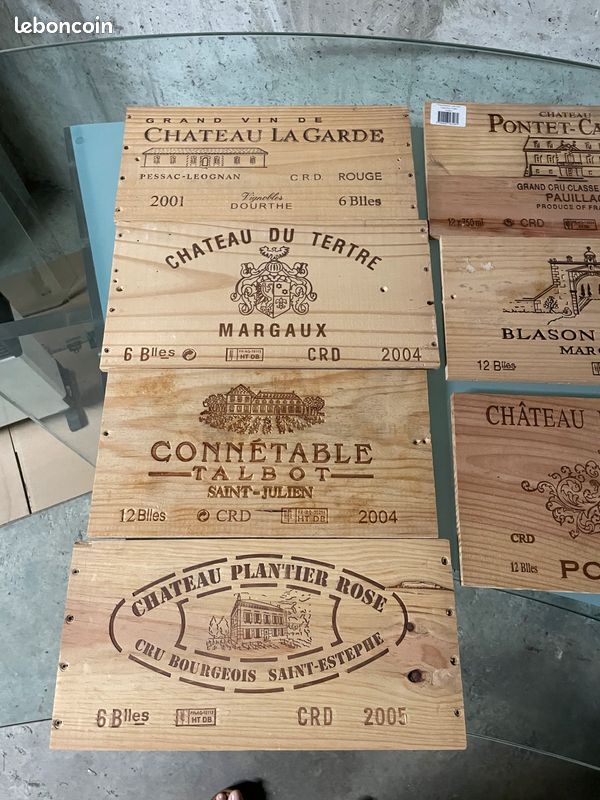 Frontons caisse de vins (image 1)