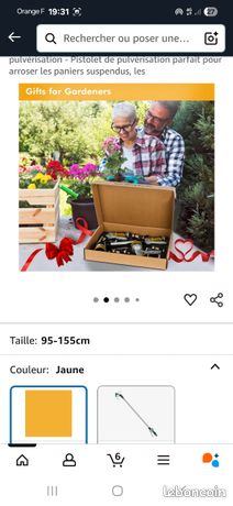 Lance D'Arrosage Télescopique RESTMO - 95-155 Cm - 7 Modes Pulvérisation - Métal