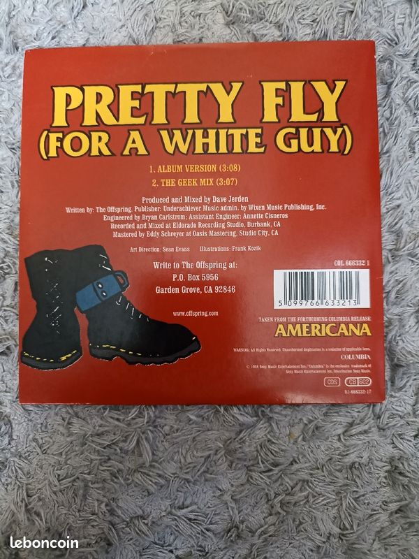 CD The Offspring "pretty fly (for a white guy)", (image 3)