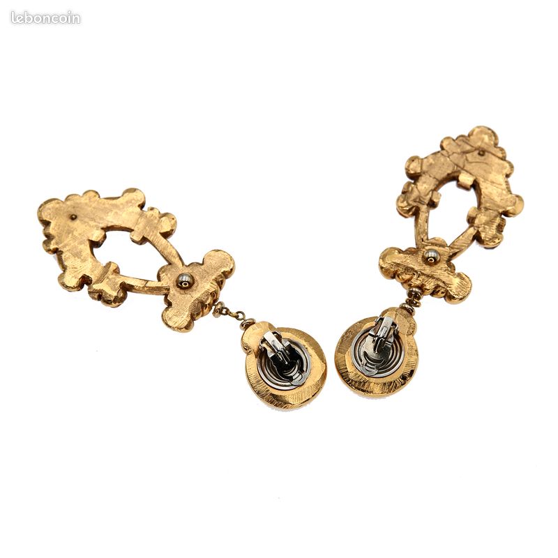 Pendants d'oreilles - Début de l'époque victorienne