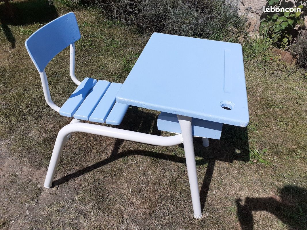 Bureau d'écolier vintage (image 1)