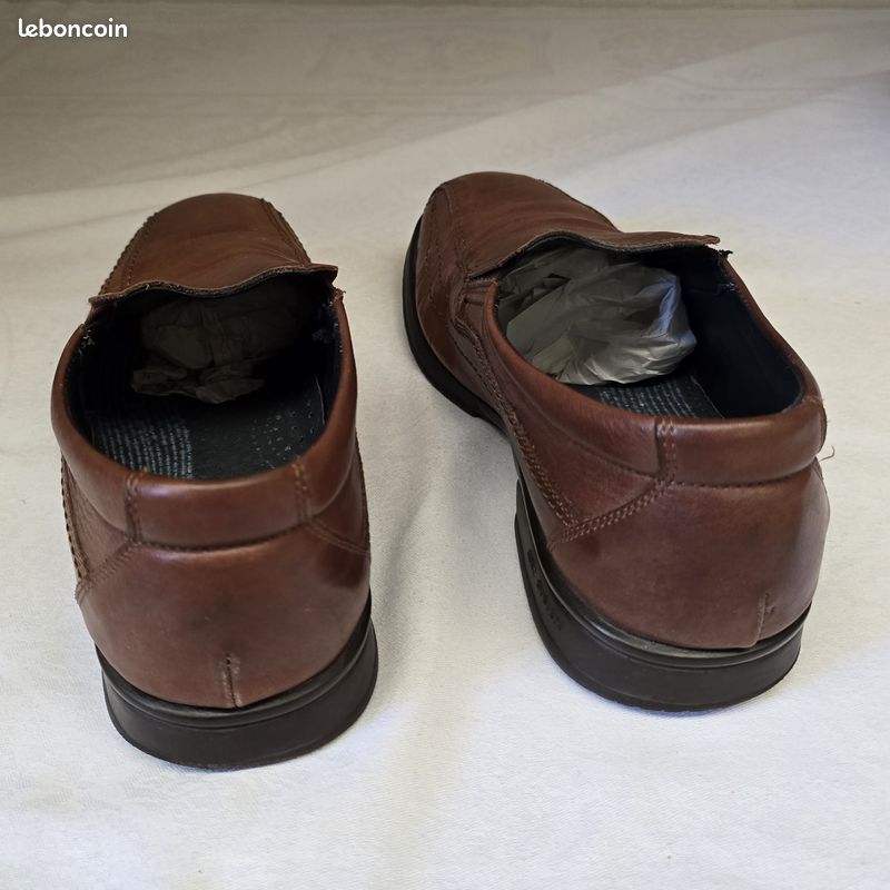 Mocassins homme cuir T 44 (image 3)