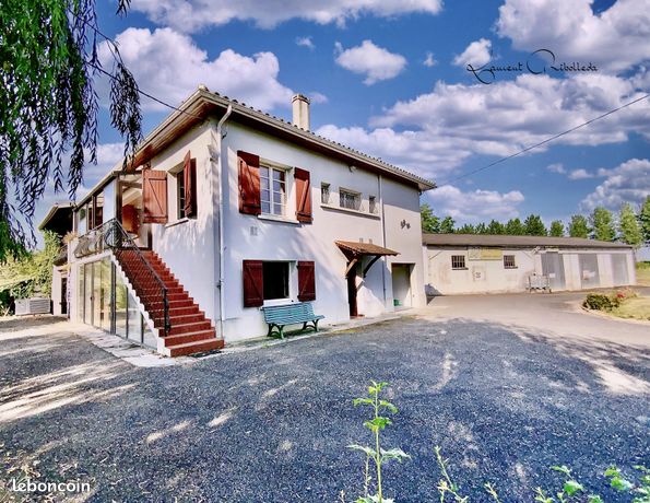 Vente | Maison avec dépendance | 6p | 5ch | 181.75 m² | Nérac | Expo Ouest | Terrasse · Balcon · Jardin