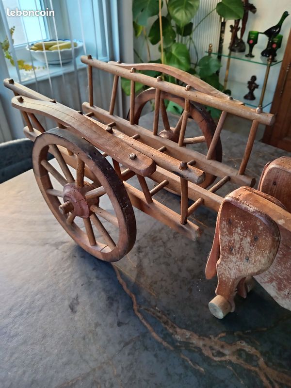 Ancien Attelage Dejou – Jouet Vintage Pour Collection