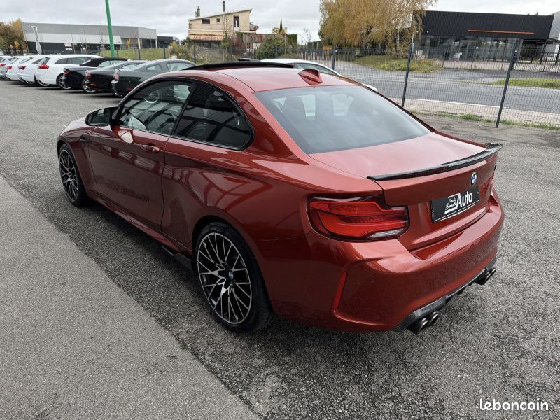 Bmw M2 COUPE (F87) Compétition 3.0 410 ch DKG / Toit ouvrant / Orange Sunset (image 4)