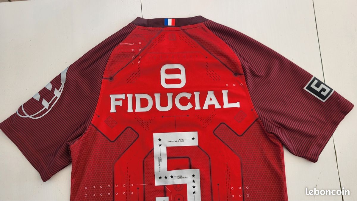Maillot De Rugby Stade Toulousain – Domicile Rouge, Taille S, BLK, Occasion