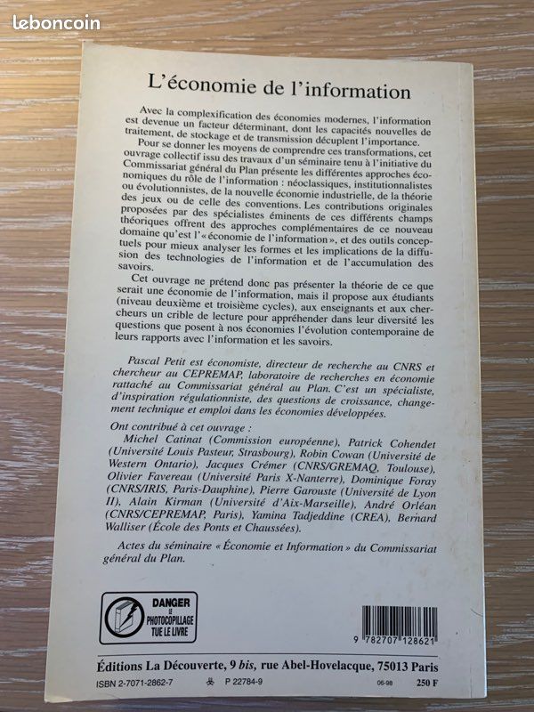 Livre sur l’économie de l’information (image 2)