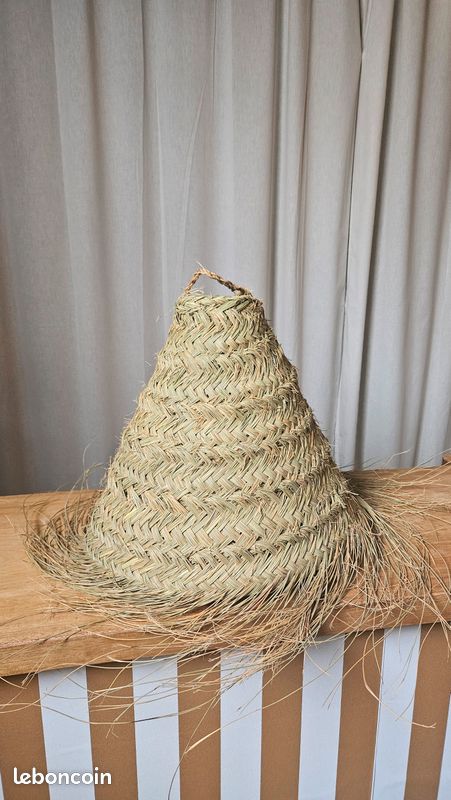 Suspensions en doum chapeau, cône marocain (image 1)