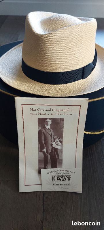 Montecristi sombrero, fedora, NEWT, legendary panama hats, stenson (image 7)