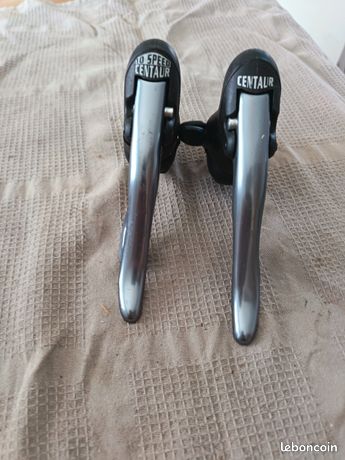 Leviers Campagnolo Centaur Ergopower 10 Vitesses - Ressort En Coil - Vintage Italie