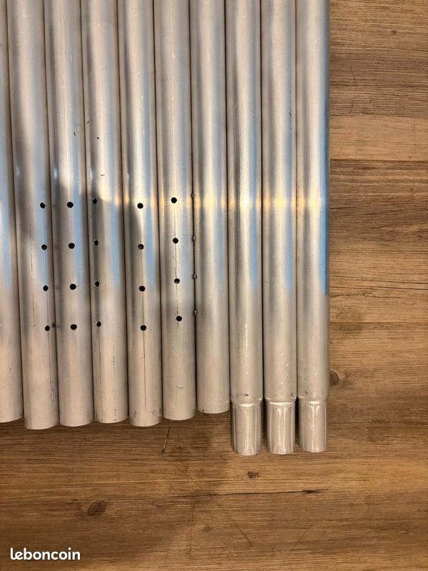 Tube alu de 35mm perces 1m 3 emboîtable (image 3)