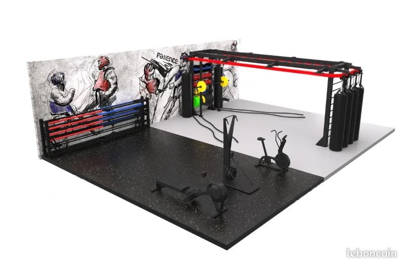 Ring de boxe escamotable (Depliant) 5x5M (image 3)
