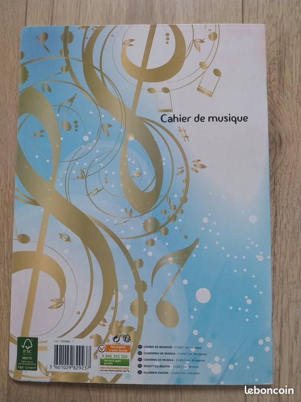 Cahier de musique (image 2)