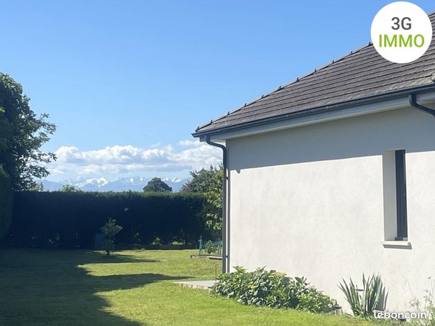 Maison contemporaine plain-pied 144 m² | Jardin piscine | UZEIN / Pau Nord Pyrénées