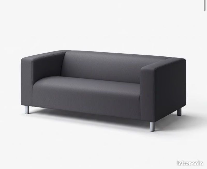Canapé ikea gris (image 1)