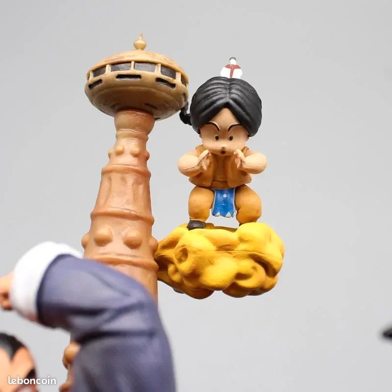 Figurine Articulée Dragon Ball Tao Pai Pai - 28 Cm - 2 Têtes Incluses