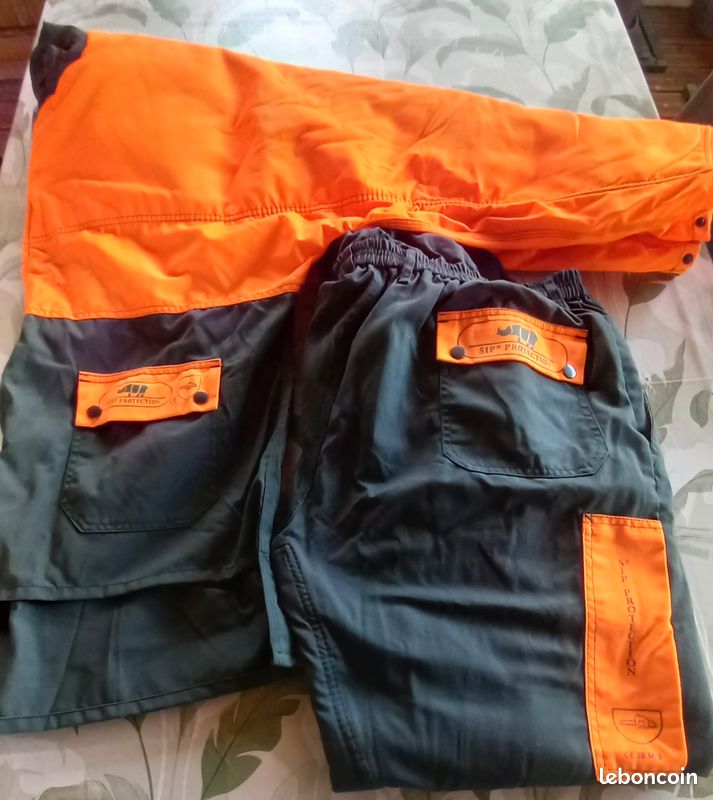 Veste et pantalon de tronçonnage sip protection (image 1)