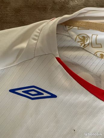 Maillot Olympique Lyonnais Domicile 2008-2009 – Cris #3 – Taille XS – Umbro