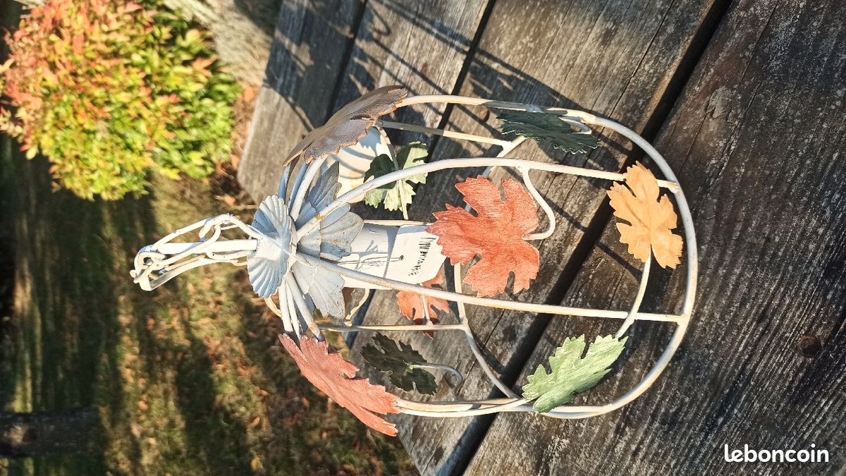 Lustre cage de feuilles luminaire Neuf (image 3)