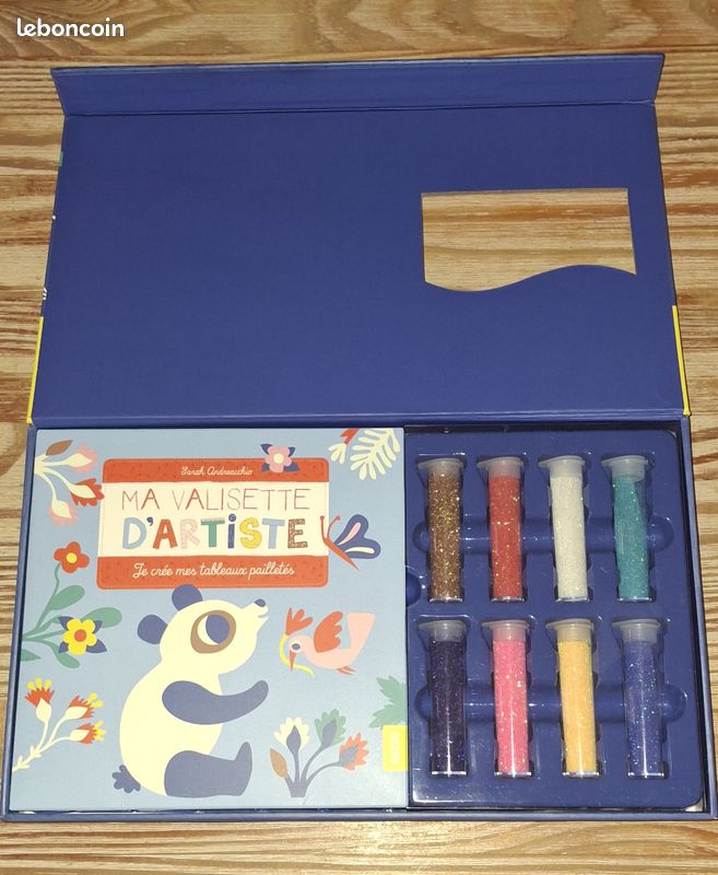 Jeu créatif "Ma Valisette d'Artiste" tableaux pailletés (image 3)