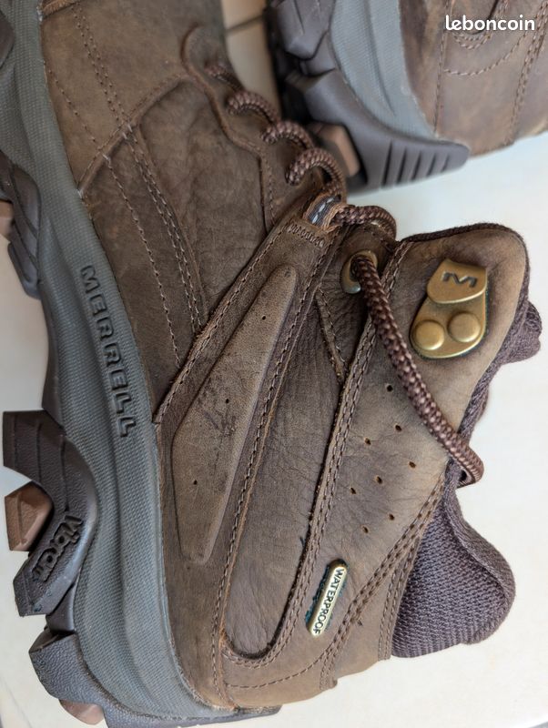 Chaussures De Marche Merrell Homme - Taille 42 - Marron - Baskets Sport Neuves Avec Boîte