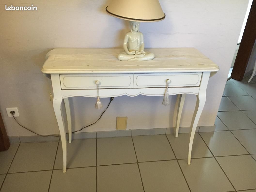 Console blanche salon/vestibule (image 1)