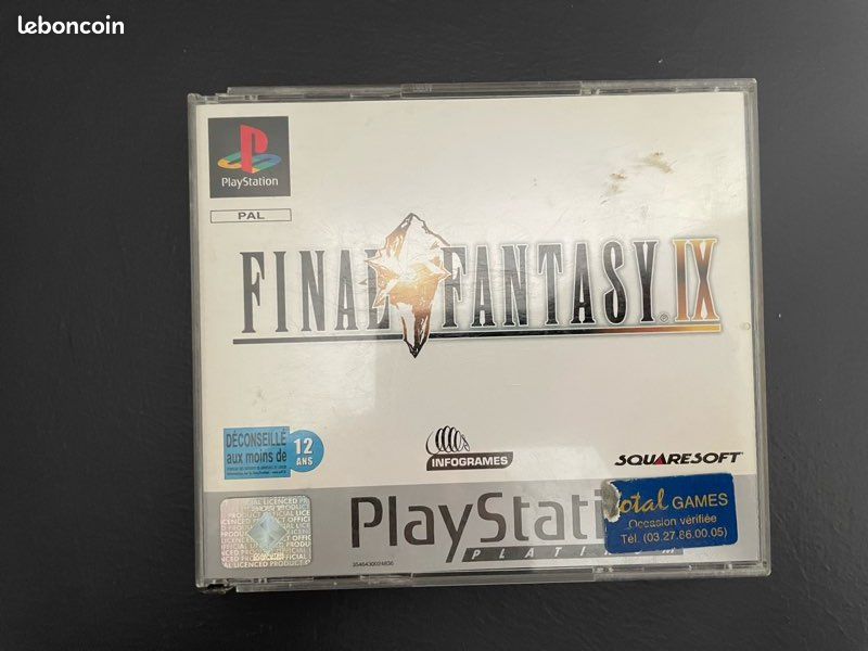 Final Fantasy IX PS1 – Complet – Jeu original rétro PlayStation (image 1)