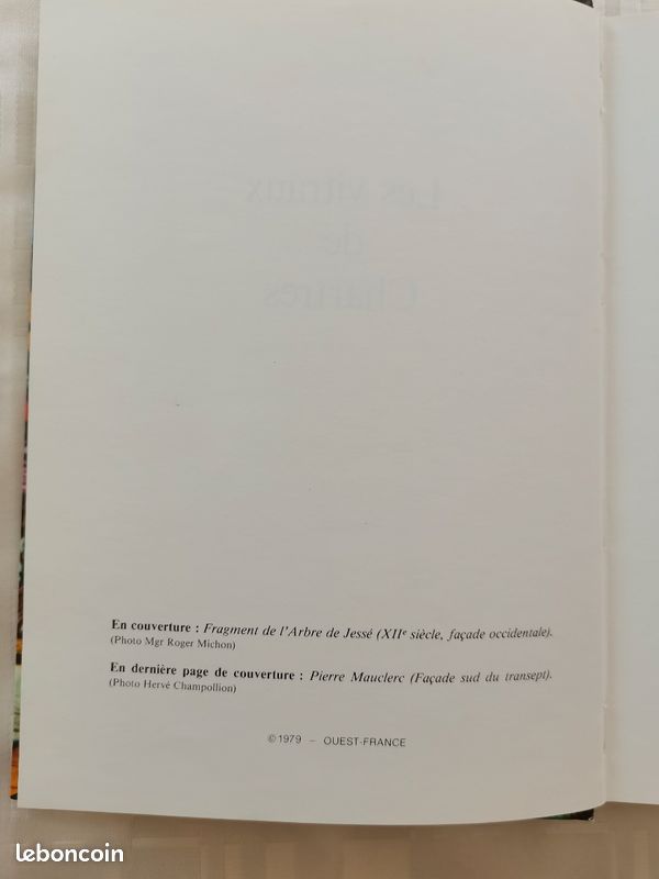 Livre Les vitraux de Chartres (image 4)
