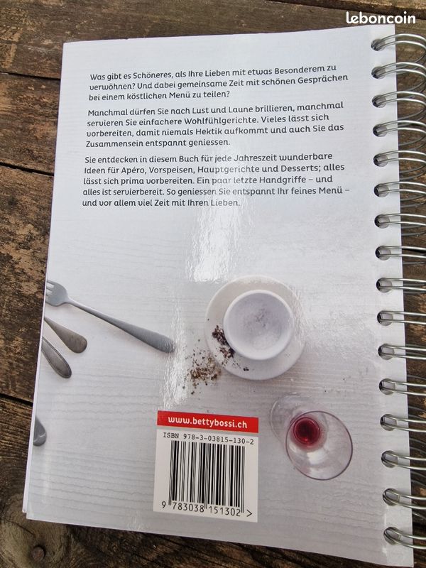 Livre de cuisine betty bossi en allemand entspannt verwöhnen (image 2)