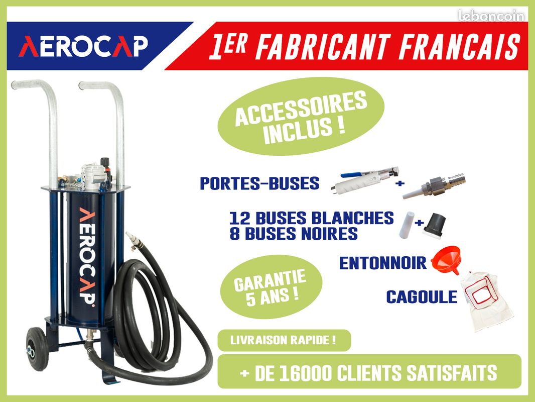 AEROCAP 501 – Aérogommeuse pour Décapage Bois, Métal et Pierre (image 2)